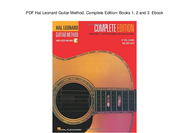 Hal Leonard Guitar Method Pdf